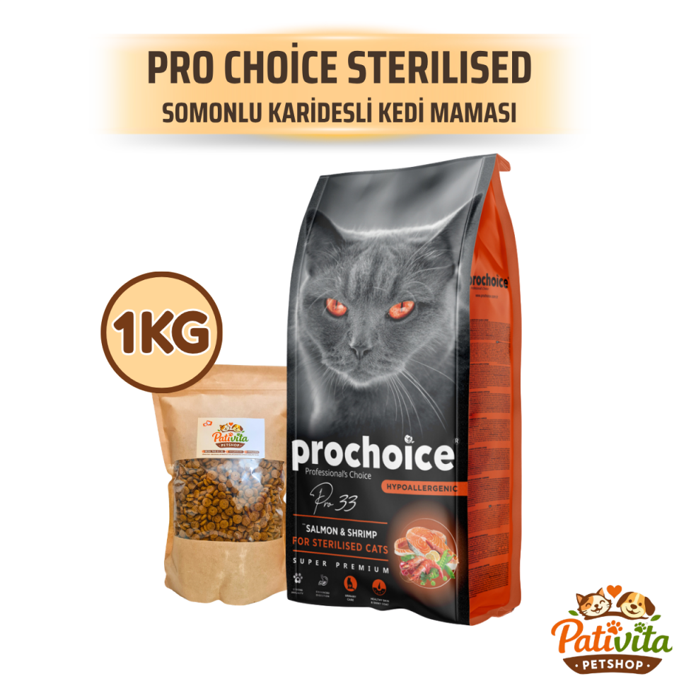 PRO CHOICE KISIR SOMON KARİDES AÇIK MAMA 1 KG