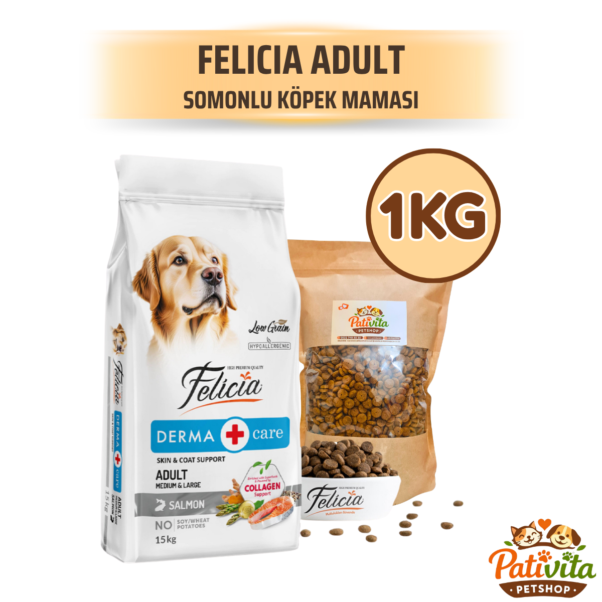 FELICIA SOMON KÖPEK AÇIK MAMA 1 KG