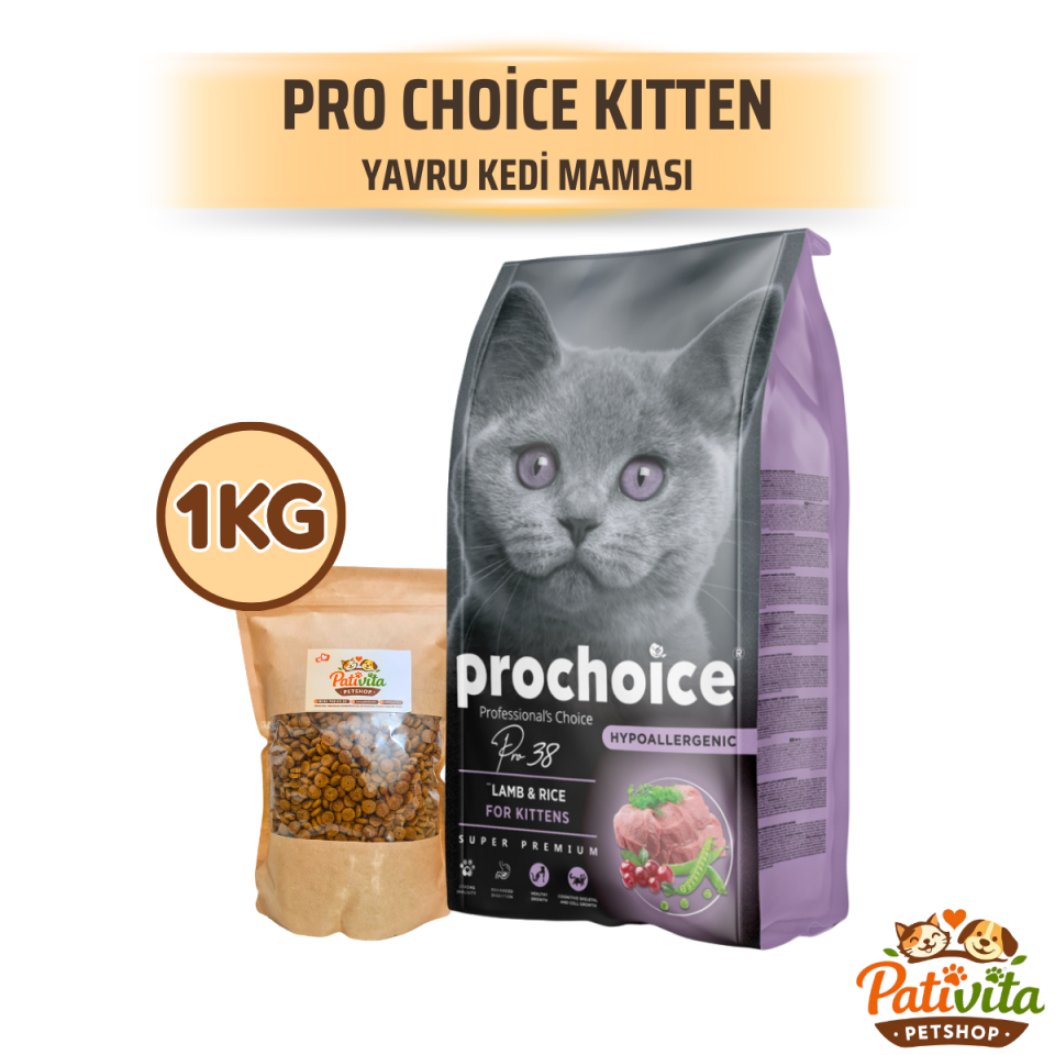 PRO CHOICE KUZU KITTEN AÇIK MAMA 1 KG