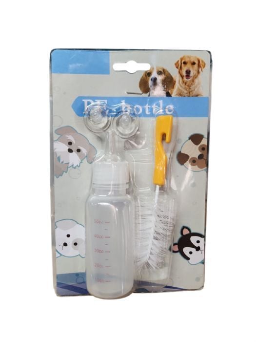 Pet Bottle Kedi ve Köpekler İçin Biberon Seti 60 ML