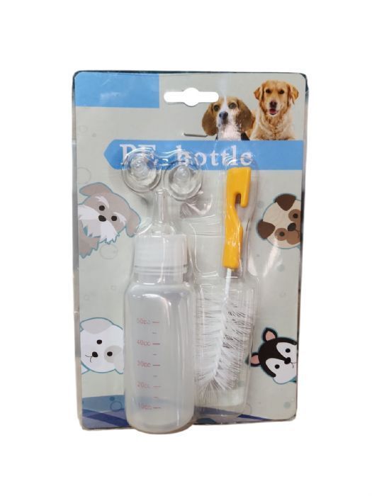 Pet Bottle Kedi ve Köpekler İçin Biberon Seti 60 ML