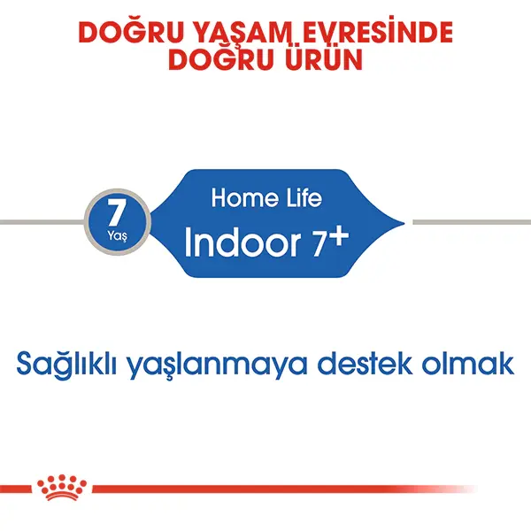 ROYAL CANIN INDOOR +7 YASLI KURU KEDI MAMASI 1.5 KG