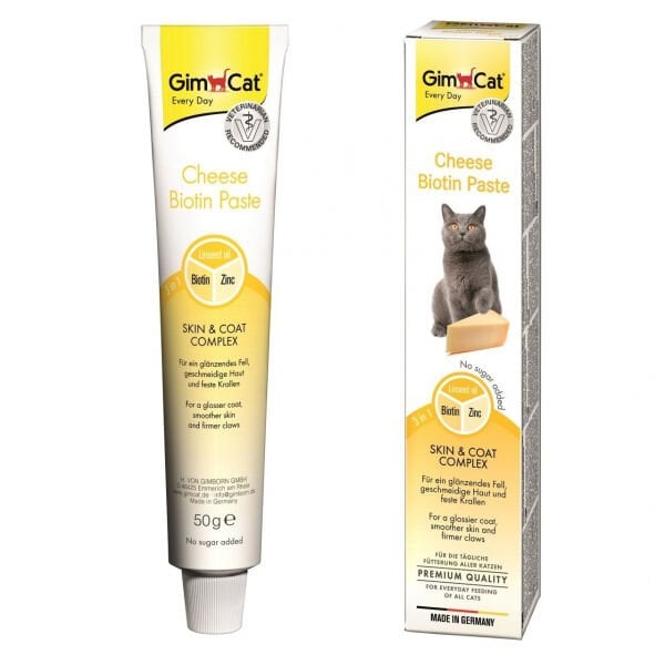 GIMCAT CHEESE PASTE PEYNIRLI BIOTIN KEDI MACUNU 50 GR