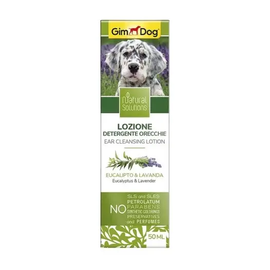 GIMDOG NATURAL SOLUTIONS KULAK TEMIZLEME LOSYONU 50 ML