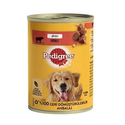Pedigree Biftekli Yetişkin Köpek Konservesi 400gr