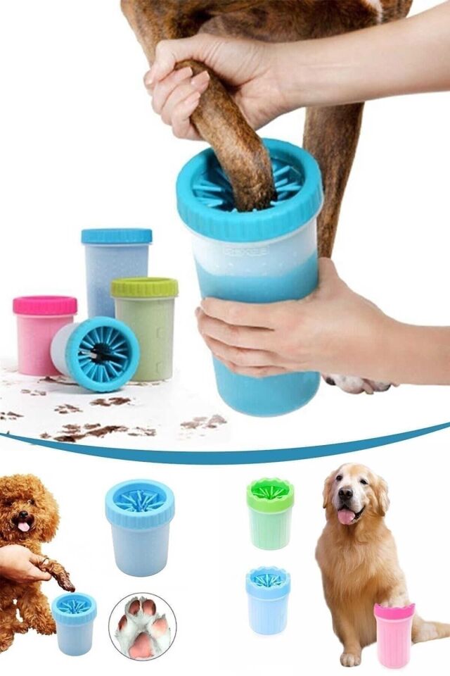 PATİVİTA Köpek Ayak Pati Yıkama Ve Temizleme Aparatı 15CM x 10CM