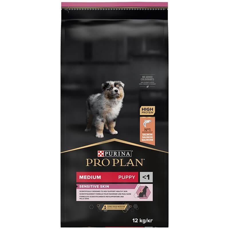 PROPLAN OPTI DERMA SOMONLU HASSAS YAVRU KURU KÖPEK MAMASI 12 KG