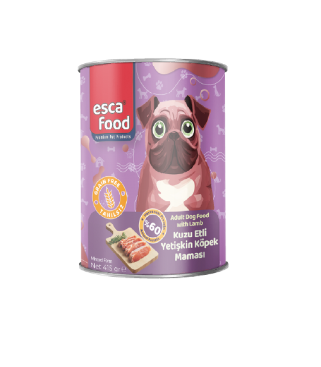 ESCA FOOD  KUZU ETLI YAVRU KÖPEK KONSERVE 415GR