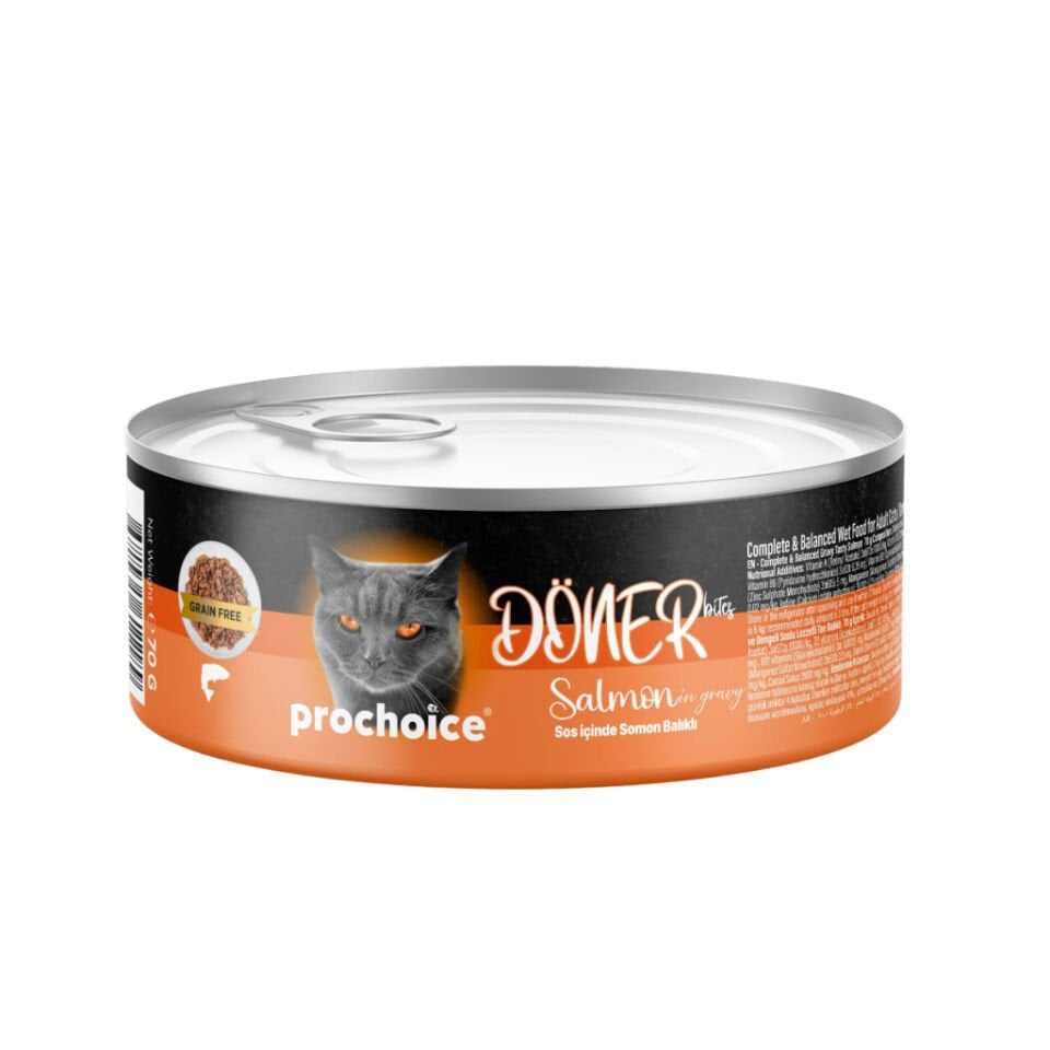 PROCHOICE DÖNER SOS IÇERISINDE SOMONLU KEDI YAS MAMASI 70GR