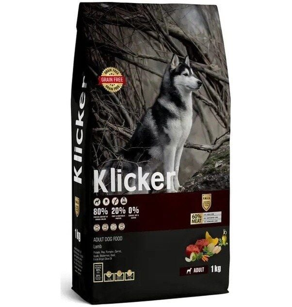 KLICKER KUZU ETLI YETISKIN KÖPEK MAMASI 1 KG