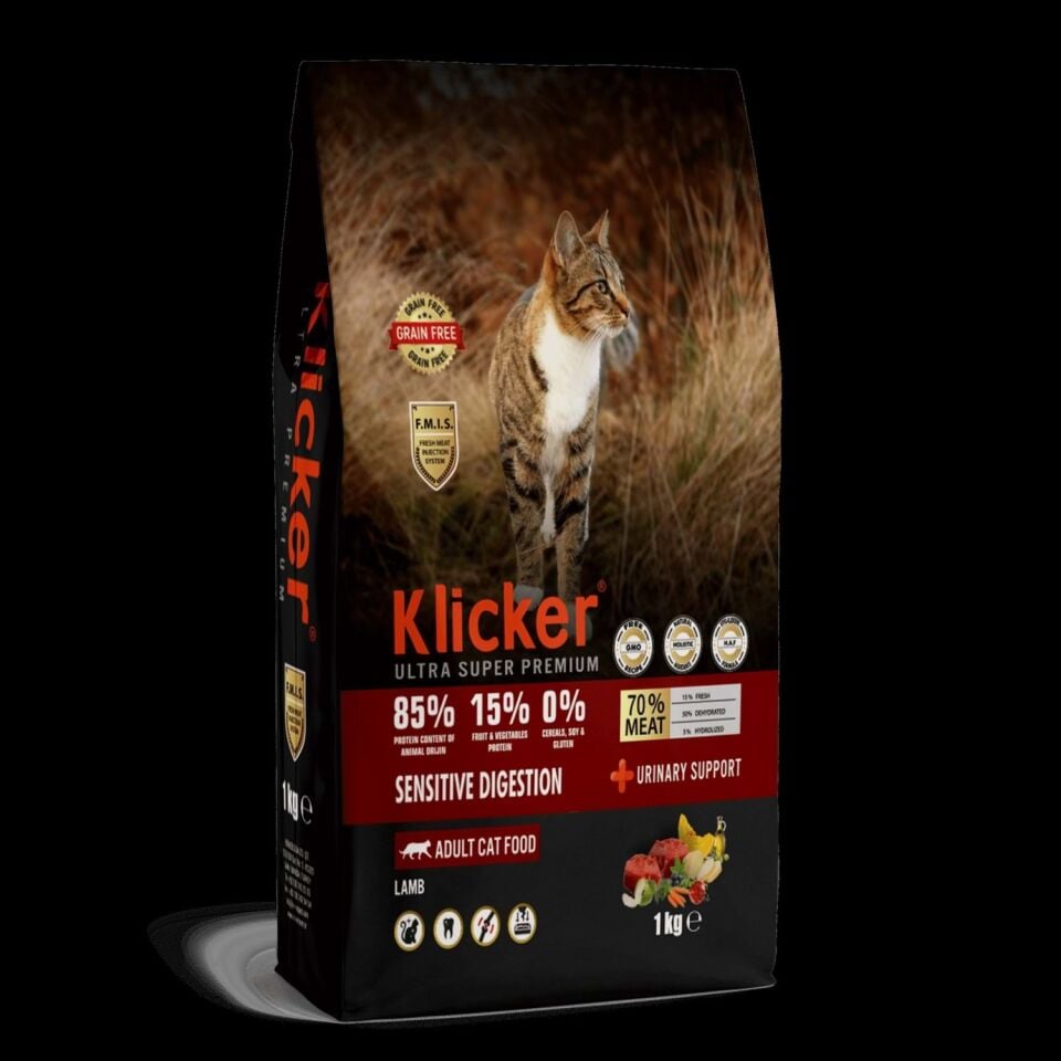 KLICKER SENSITIVE KUZULU KEDI MAMASI 1 KG