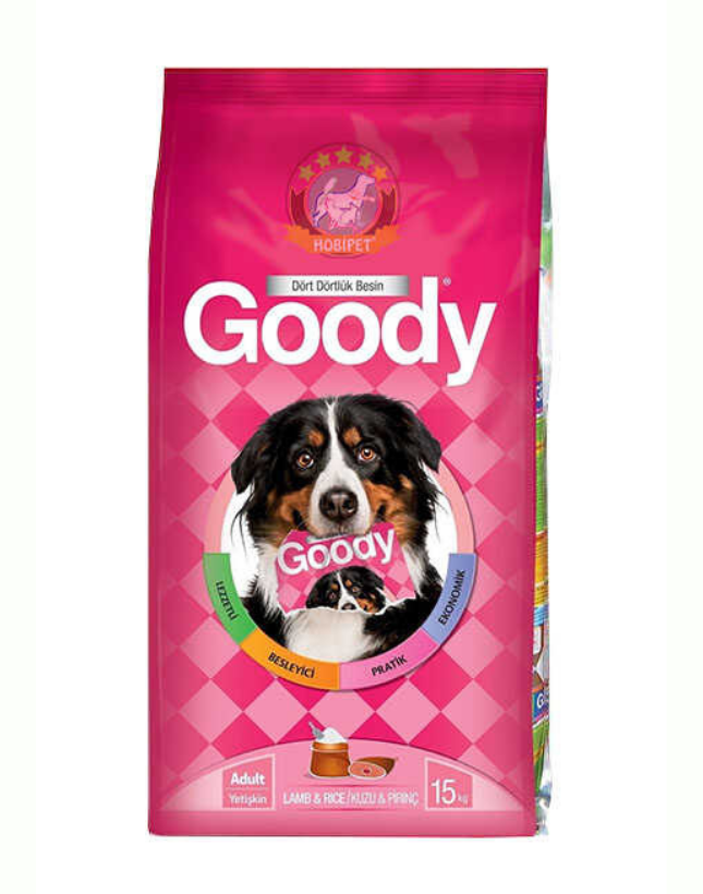 Goody Kuzu Etli ve Pirinçli 15 kg Yetişkin Köpek Maması C