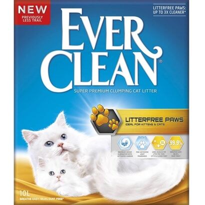 EVER CLEAN LİTTERFREE PAWS PATİLERE YAPİSMAYAN TOPAKLASAN KEDİ KUMU 10 LT