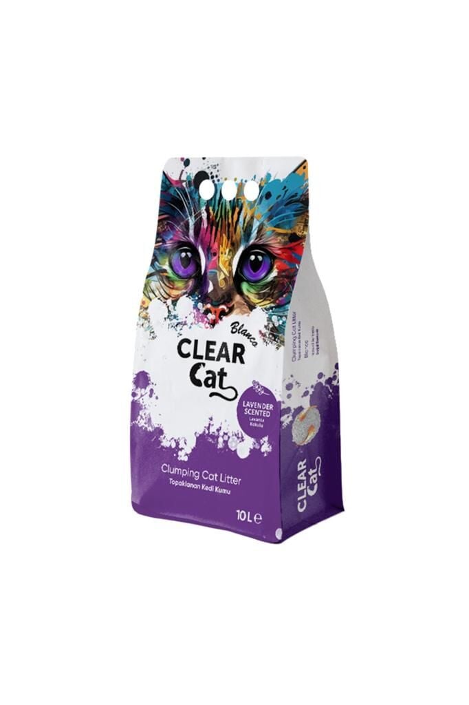 CLEARCAT BLANCO LAVANTA BENTONİT KEDİ KUMU 10 LT