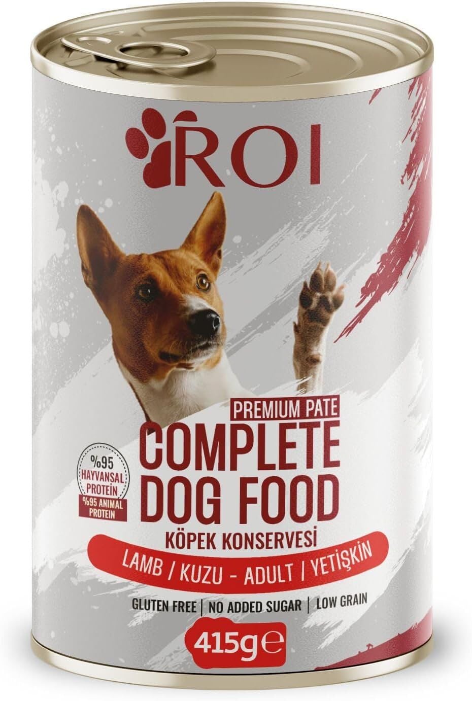 ROI KONSERVE KÖPEK KUZU ETLI 400 GR