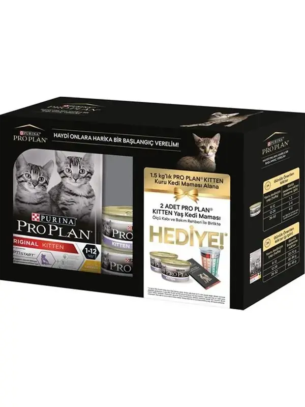 PROPLAN KITTEN Yavru Kedi Başlangıç Seti HEDIYELI 1,5 KG