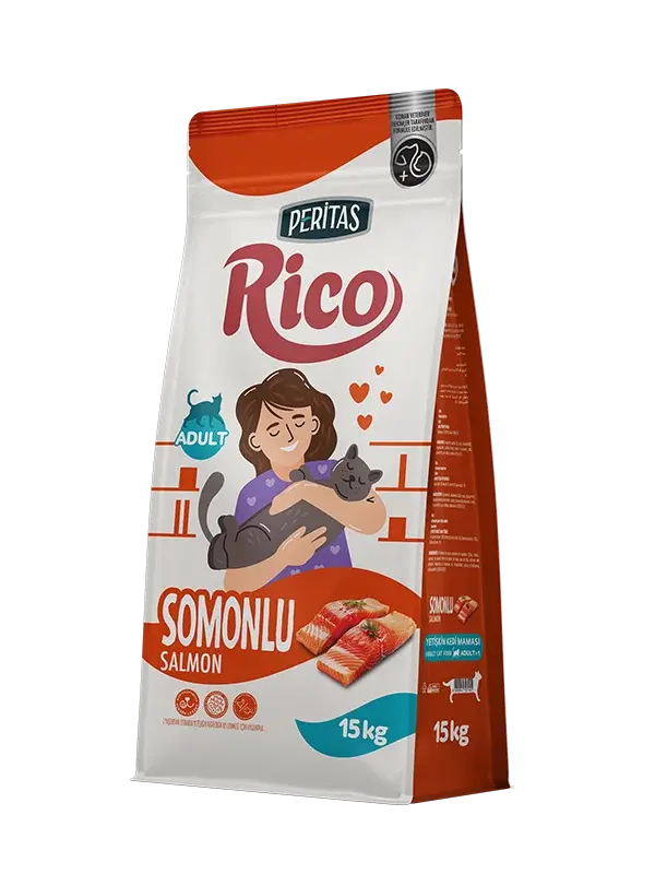 PERITAS RICO SOMONLU YETISKIN KEDI MAMASI 15 KG