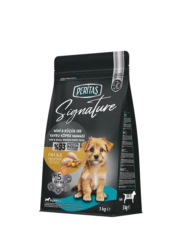 PERITAS SIGNATURE TAVUKLU KÜÇÜK IRK YAVRU KÖPEK MAMASI 3KG