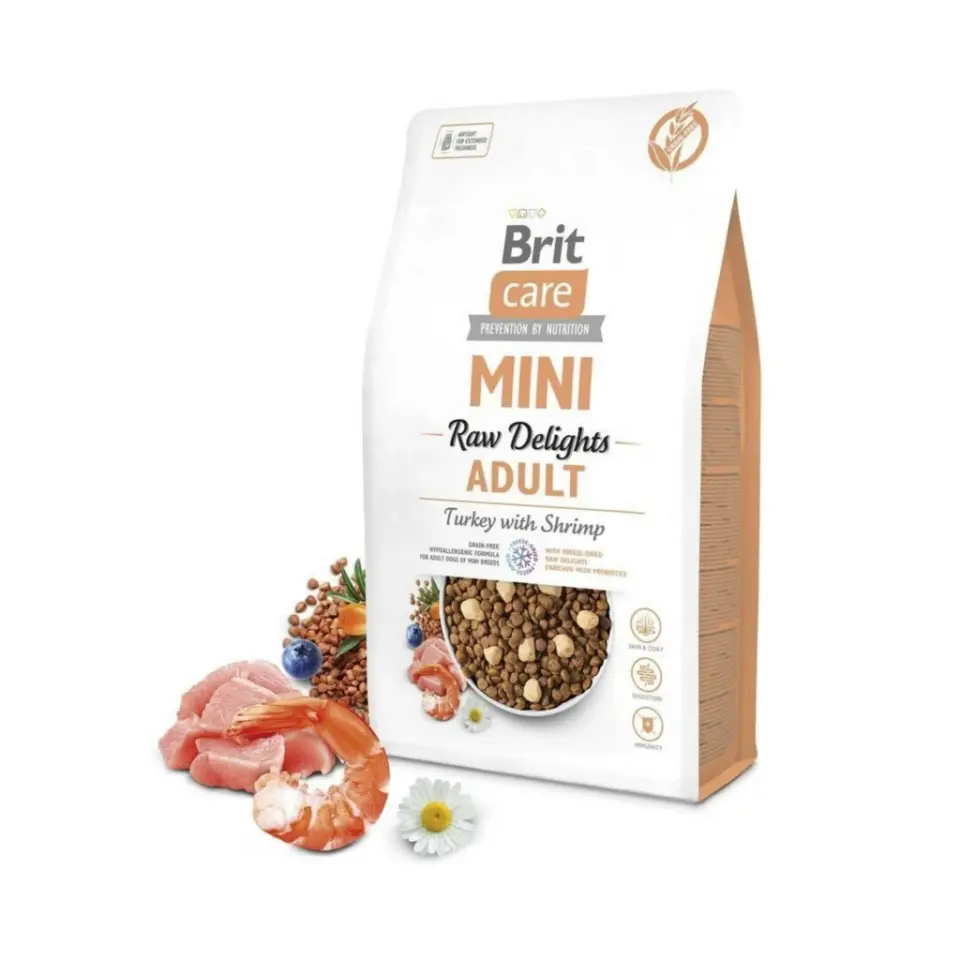 BRİT CARE MİNİ FD RAW HİNDİ KARİDES 2 KG