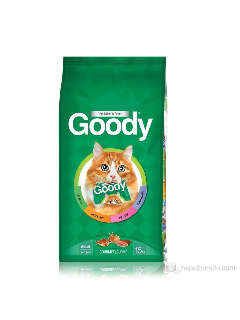 GOODY ETLI YETISKIN KEDI MAMASI 15 KG