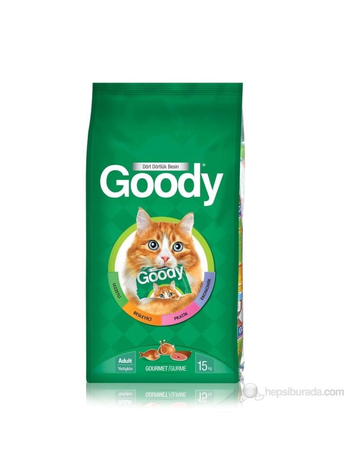 GOODY ETLI YETISKIN KEDI MAMASI 15 KG