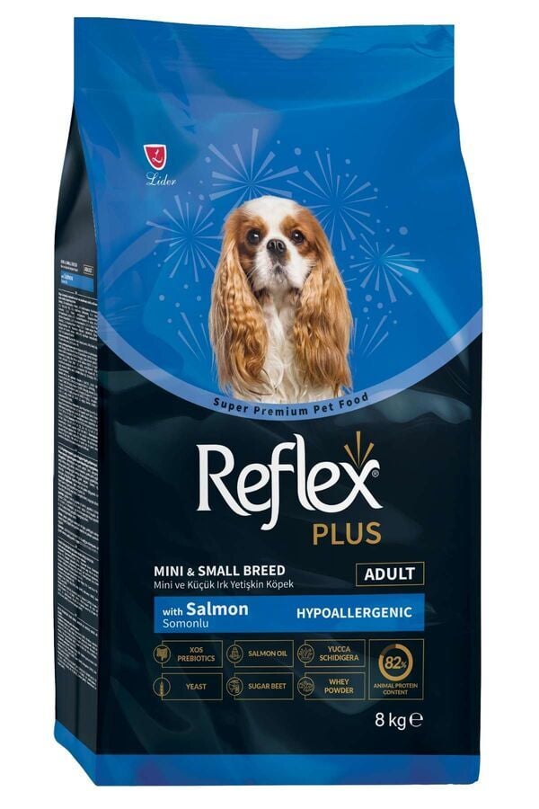 Reflex Plus Somonlu Küçük Irk Yetişkin Köpek Maması 8kg