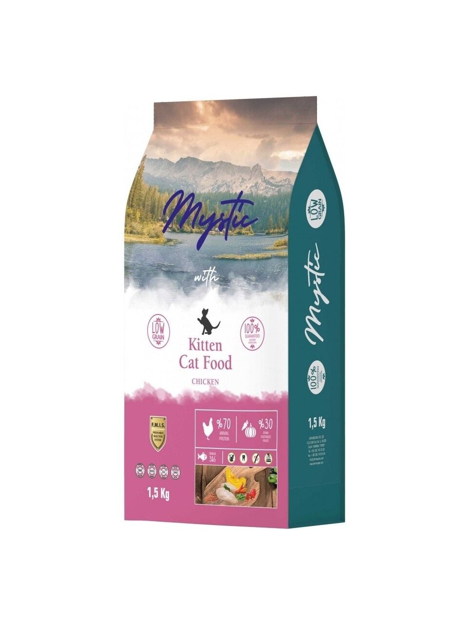 MYSTİC TAVUKLU KİTTEN YAVRU KEDİ MAMASI 1.5 KG