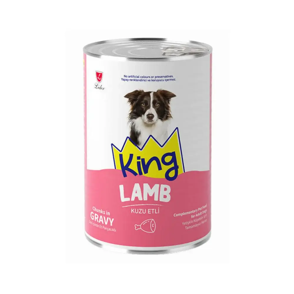 KING KUZU ETLI KÖPEK KONSERVE 400 GR