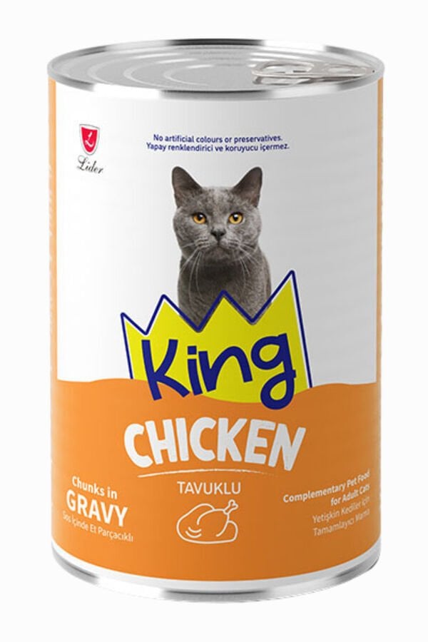 KING TAVUK ETLI KEDI YAS MAMA 400 GR