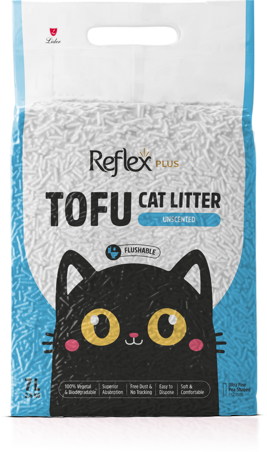 REFLEX PLUS TOFU KOKUSUZ  KEDI KUMU 7 LT