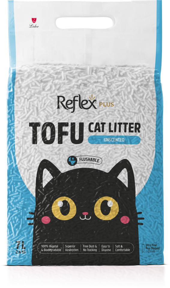 REFLEX PLUS TOFU KOKUSUZ  KEDI KUMU 7 LT