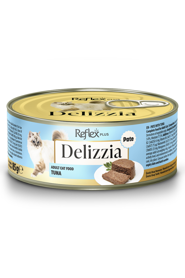 REFLEX PLUS DELIZZIA PATE TON BALIKLI KEDI KONSERVESI 85 GR