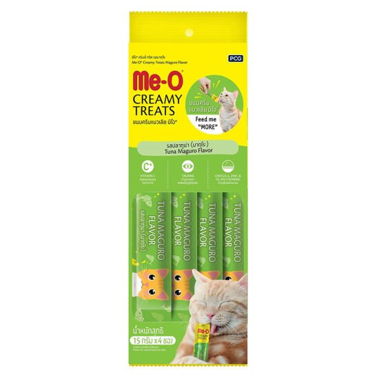 Me-O Creamy Treats Sarı Yüzgeçli Orkinos Balıklı Ek Besin ve Kedi Ödülü 60 Gr ( 4 x 15 Gr )