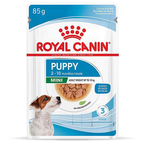 ROYAL CANIN MINI PUPPY SOSLU KÖPEK KONSERVESI 85 GR