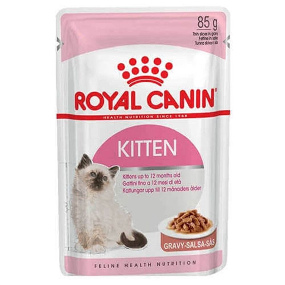 ROYAL CANIN KITTEN GRAVY ANNE VE YAVRU KEDI YAŞ MAMA POUCH 85GR