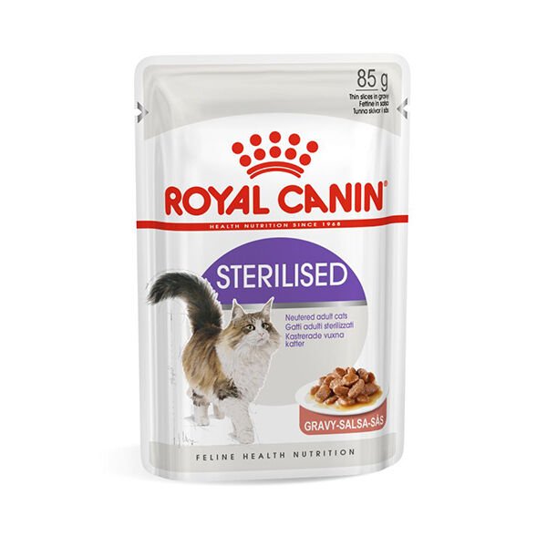 ROYAL CANIN STERILISED SOSLU KISIRLASTIRILMIS KEDI YAŞ MAMA POUCH 85 GR