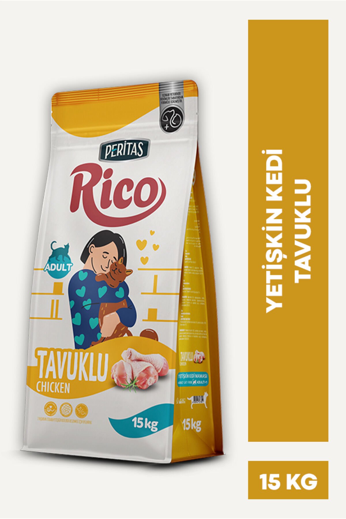 RICO TAVUK KEDI YETISKIN 15 KG