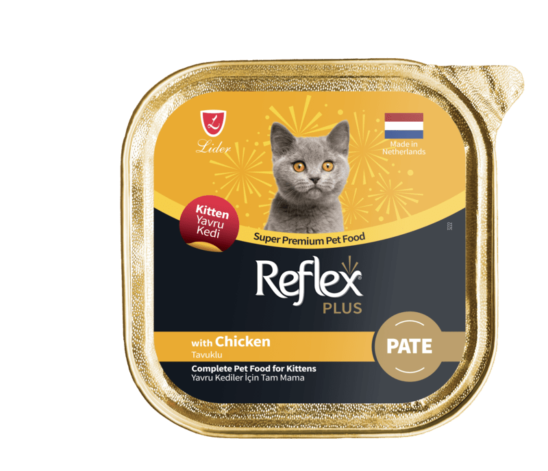 REFLEX TAVUKLU KEDİ YAŞ MAMA 85 GR
